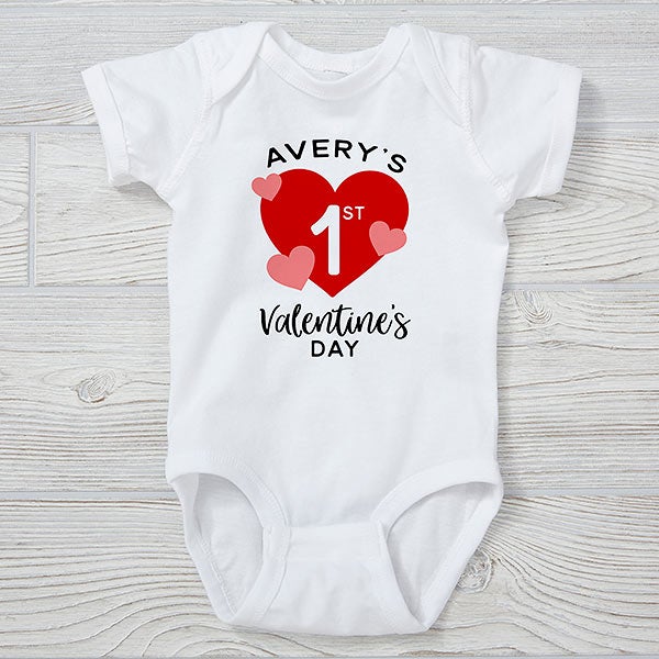 First Valentine's Day Personalized Baby Clothes - 28468