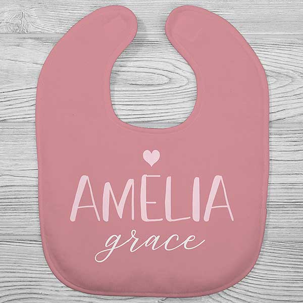 Loving Name Personalized Baby Bibs