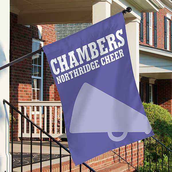 Cheerleading Personalized House Flag - 28522