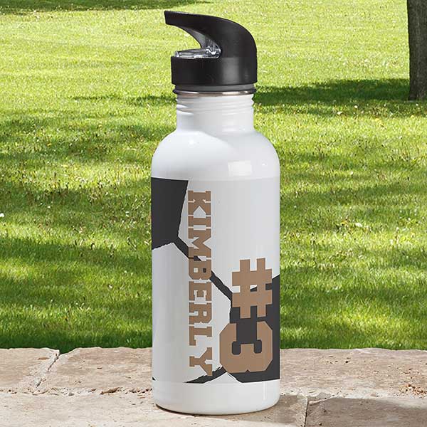Soccer Personalized 20 oz. Water Bottle for Kids - 28536