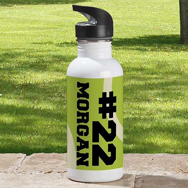 Tennis Personalized 20 oz. Water Bottle for Kids - 28538