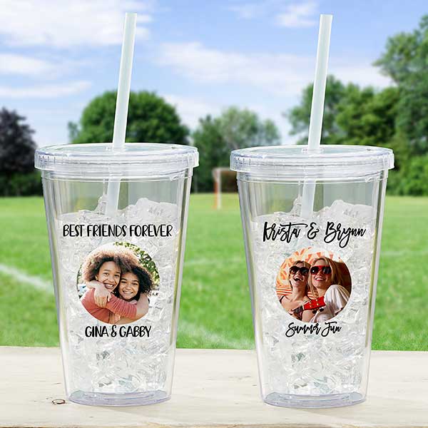 Photo Message Personalized Insulated Acrylic Tumbler for Kids