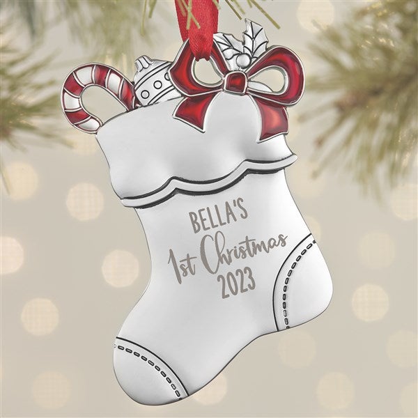 Bucilla Stocking, Baby First Christmas, Personalized Stocking