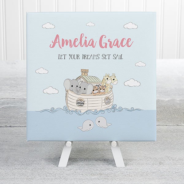 Precious Moments Noah's Ark Personalized Baby Canvas Prints - 28564