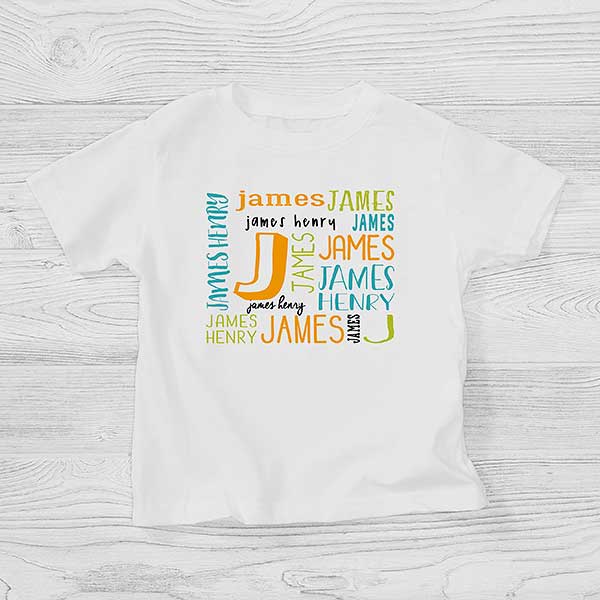 Bright Name Personalized Kids Shirts - 28568