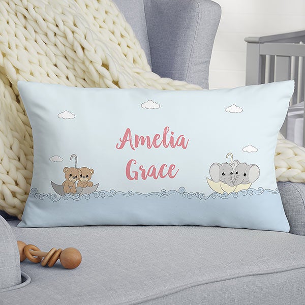 Precious Moments Noah's Ark Personalized Baby Throw Pillows - 28579