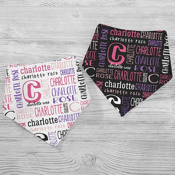 Bright Name Personalized Baby Bibs - 28580