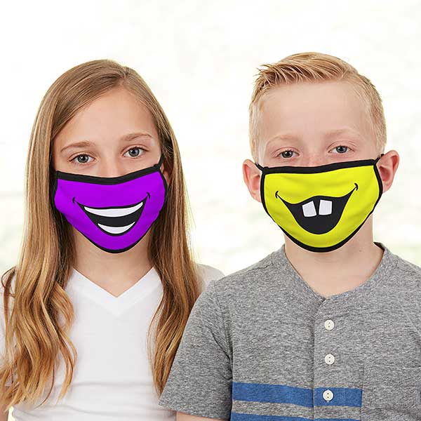 Fun Faces Personalized Kids Face Mask