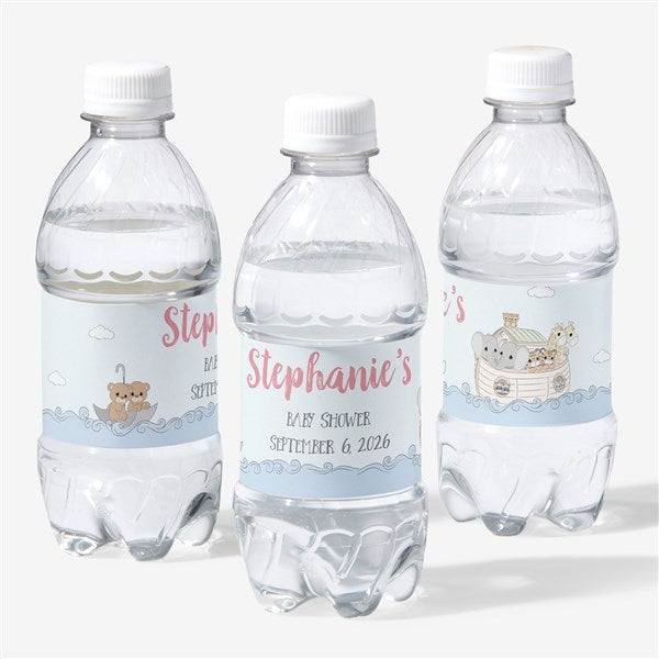Precious Moments Noah's Ark Personalized Water Bottle Labels - 28640