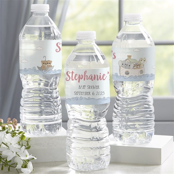Precious Moments Noah's Ark Personalized Water Bottle Labels - 28640