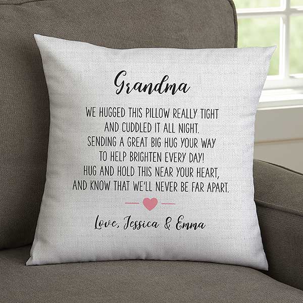 Hug Me Personalized Hug Throw Pillows - 28646