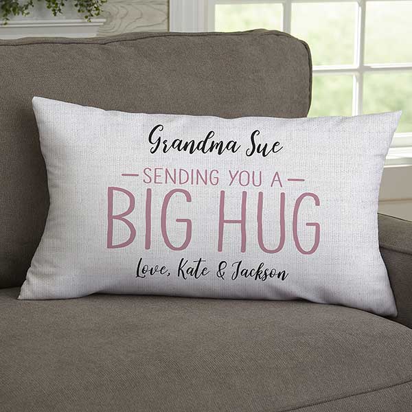 Hug Me Personalized Hug Throw Pillows - 28646