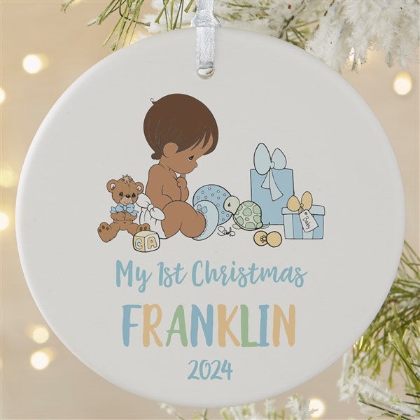 Precious Moments Our Favorite Gift Personalized Baby Boy Ornaments - 28698