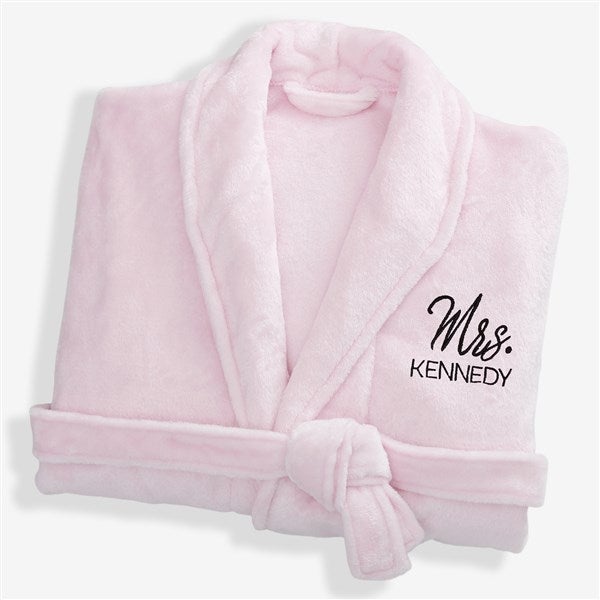 Mr. or Mrs. Embroidered Luxury Fleece Robes - 28709