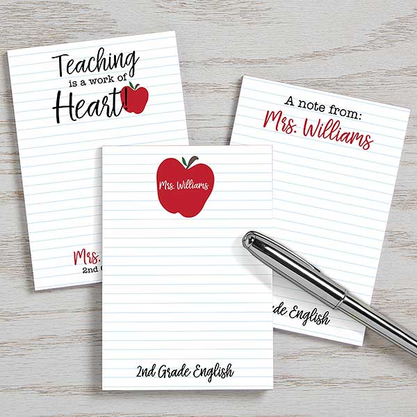 Stationery Teacher notepads Paper & Party Supplies etna.com.pe