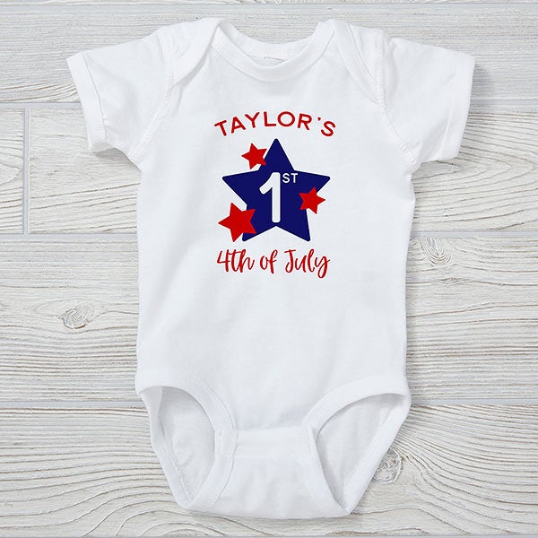 Baby's First 4th of July Personalized Baby Clothing - 28778