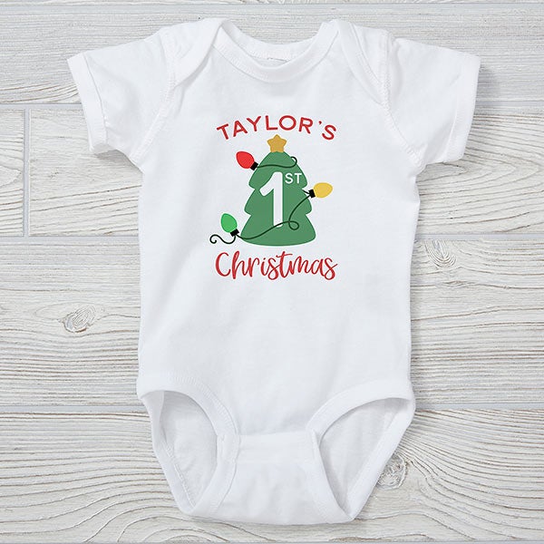 First Christmas Personalized Baby Clothes - 28781