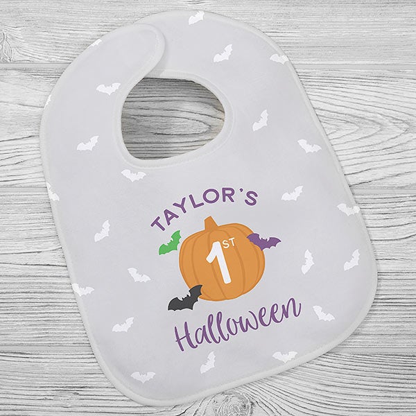 First Halloween Personalized Baby Bibs - 28787