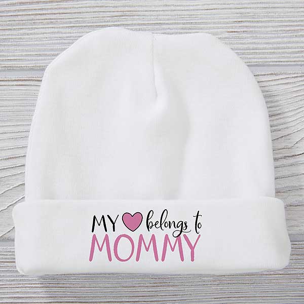 My Heart Belongs Personalized Baby Hat - 28816