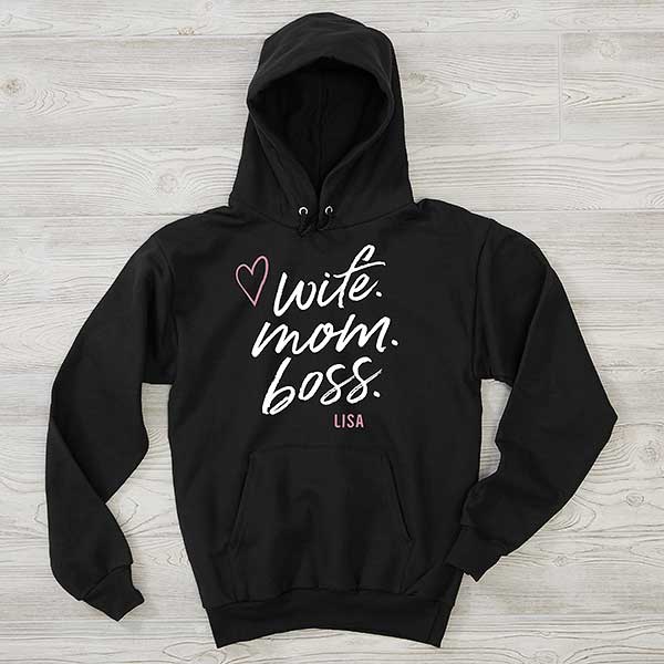 mom boss wife sweatshirt