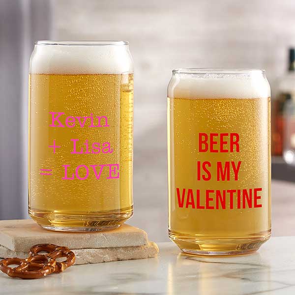 Sweet Drinks Personalized Printed Beer Glasses - 28844