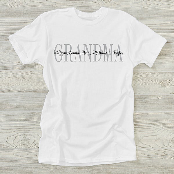 Grandma Personalized Women's Shirts - 28863