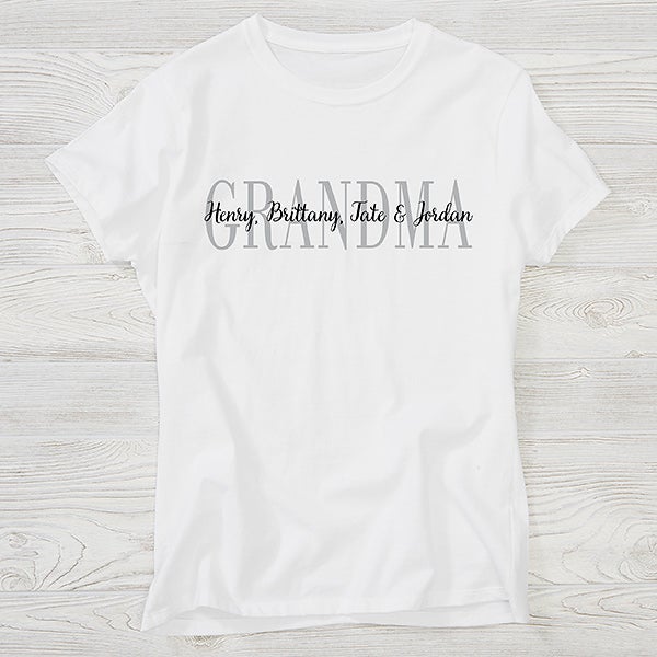 Grandma Personalized Women's Shirts - 28863