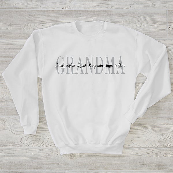 Grandma Personalized Women's Sweatshirts - 28864