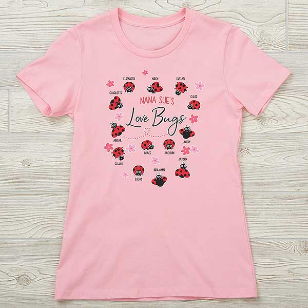 Grandma's Love Bugs Personalized Grandma Shirts - 28866