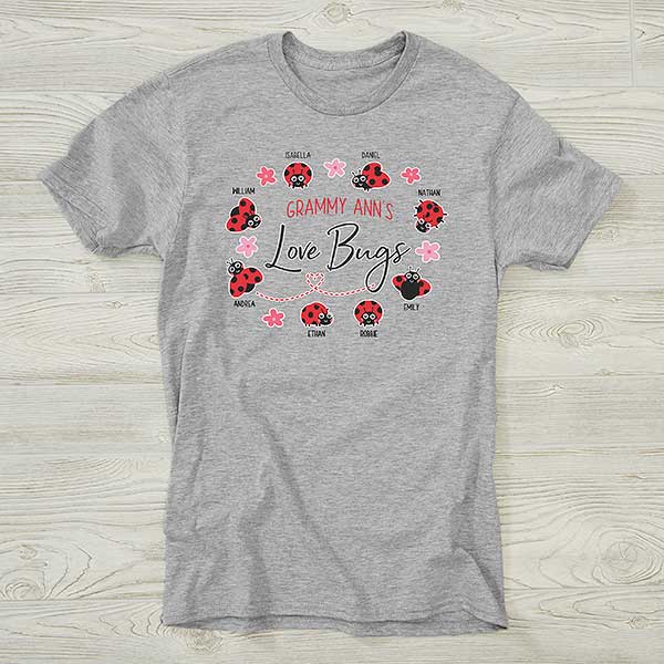 Grandma's Love Bugs Personalized Grandma Shirts - 28866