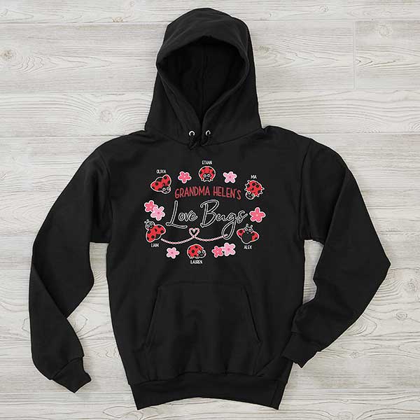 Grandma's Love Bugs Personalized Grandma Sweatshirts - 28867