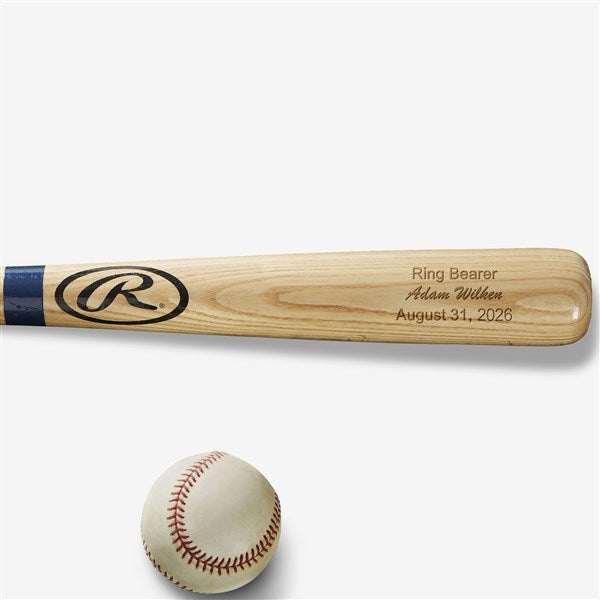 Personalized Wedding Party Baseball Bat - 2887