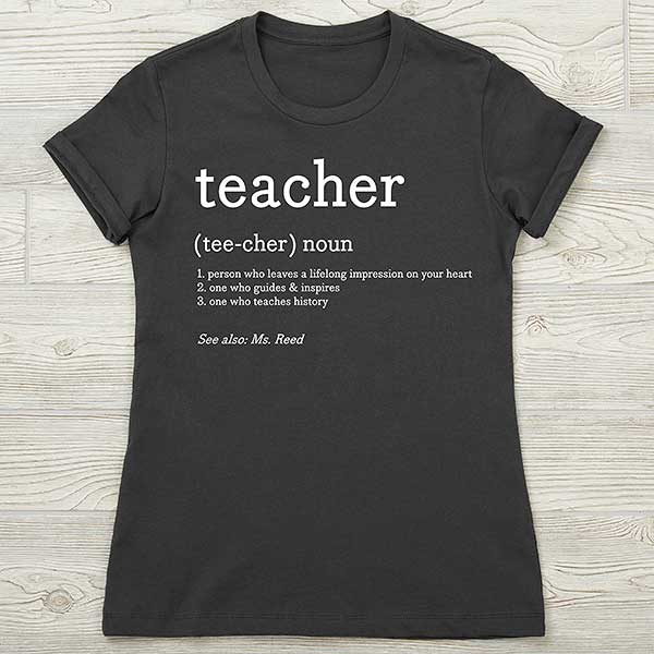 Definition of Teacher Personalized Teacher Shirts - 28896