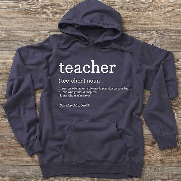 Definition of Teacher Personalized Teacher Sweatshirts - 28897