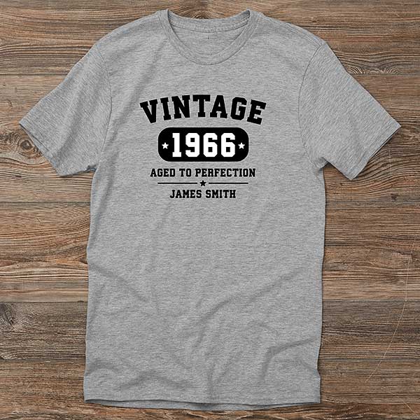 Vintage Birthday Personalized Birthday Shirts - 28914