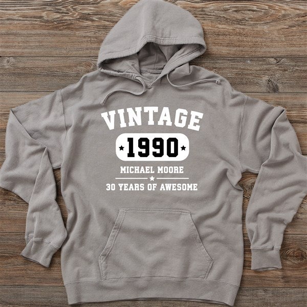 Vintage Birthday Personalized Birthday Sweatshirts - 28915