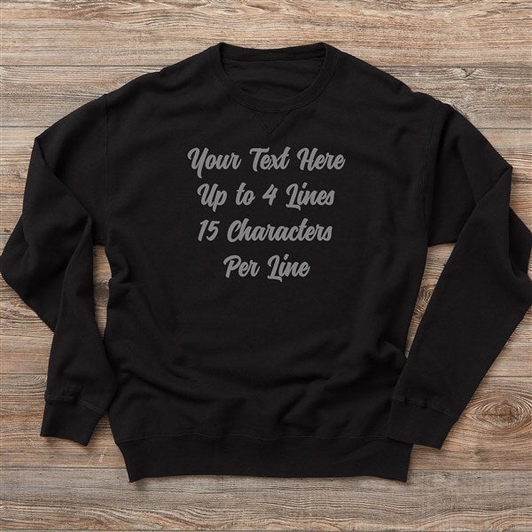 Write Your Own Personalized Men's Sweatshirts - 28945