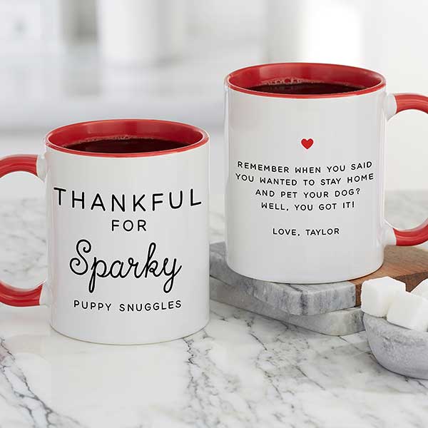 Thankful For Personalized Coffee Mugs - 28966