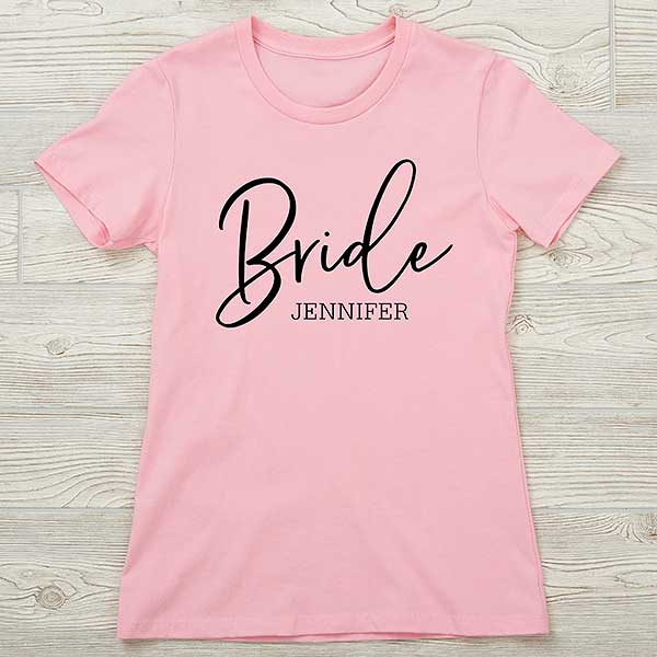 Classic Elegance Bridal Party Personalized Ladies Shirts - 29040