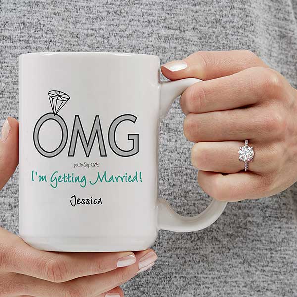 OMG I'm Getting Married philoSophie's Personalized Mugs - 29046