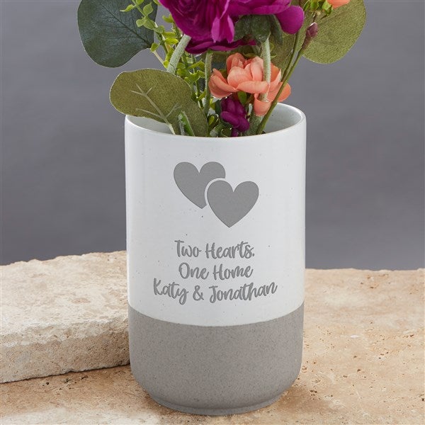 Choose Your Icon Personalized Romantic Cement Vase - 29068