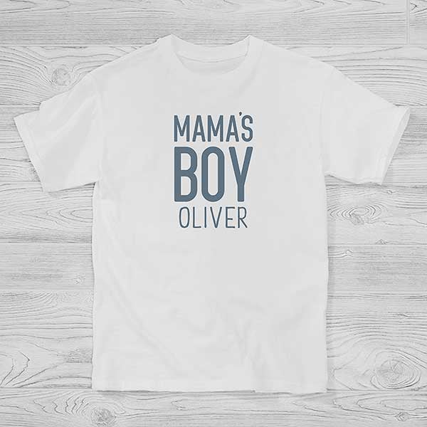 Mama's Boy Personalized Kids Shirts - 29106