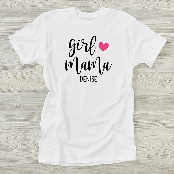 Girl Mama Personalized Mom Shirts