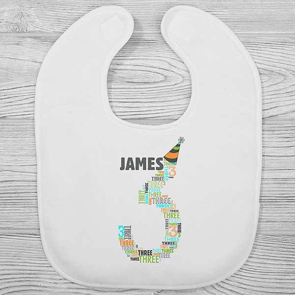 It's My Birthday Personalized Baby Bibs - 29151