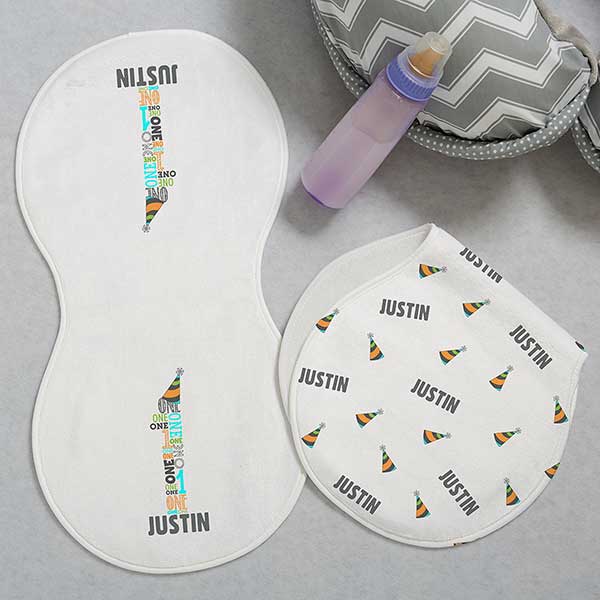It's My Birthday Personalized Burp Cloths - 29152