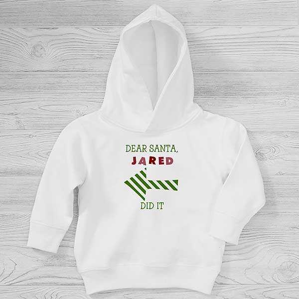 Dear Santa Personalized Kids Christmas Sweatshirts - 29174