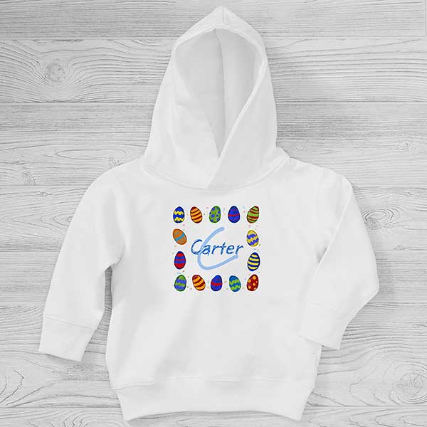 Colorful Eggs Personalized Easter Kids Sweatshirts - 29194