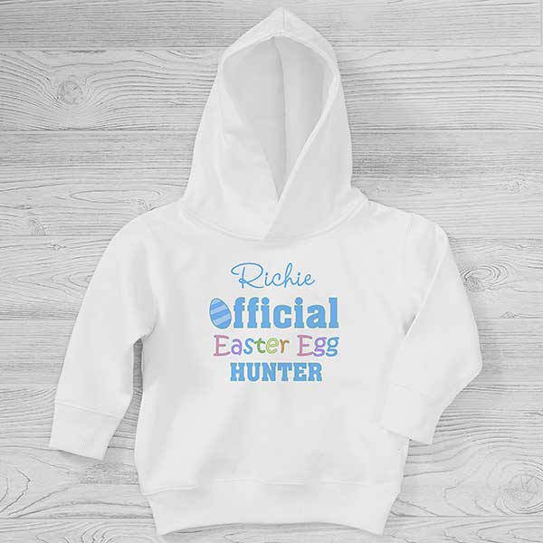 Official Egg Hunter Personalized Easter Kids Sweatshirts - 29199