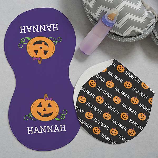 Cutest Pumpkin In The Patch Personalized Burp Cloths - 29216