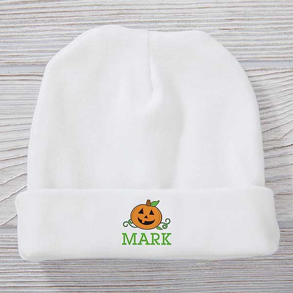 Cutest Pumpkin In The Patch Personalized Baby Hats - 29217